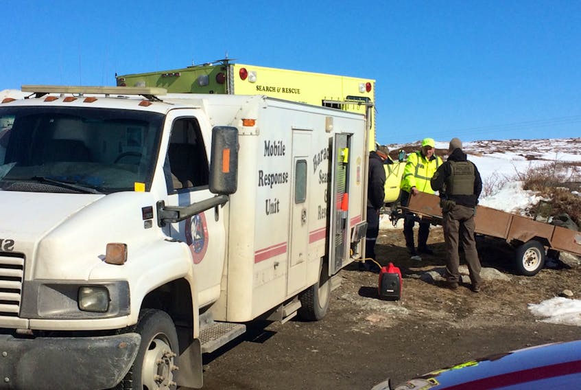 Searchers are currently combing the area near Isle aux Morts for 80-year-old Gilbert Munden. - J. R. Roy