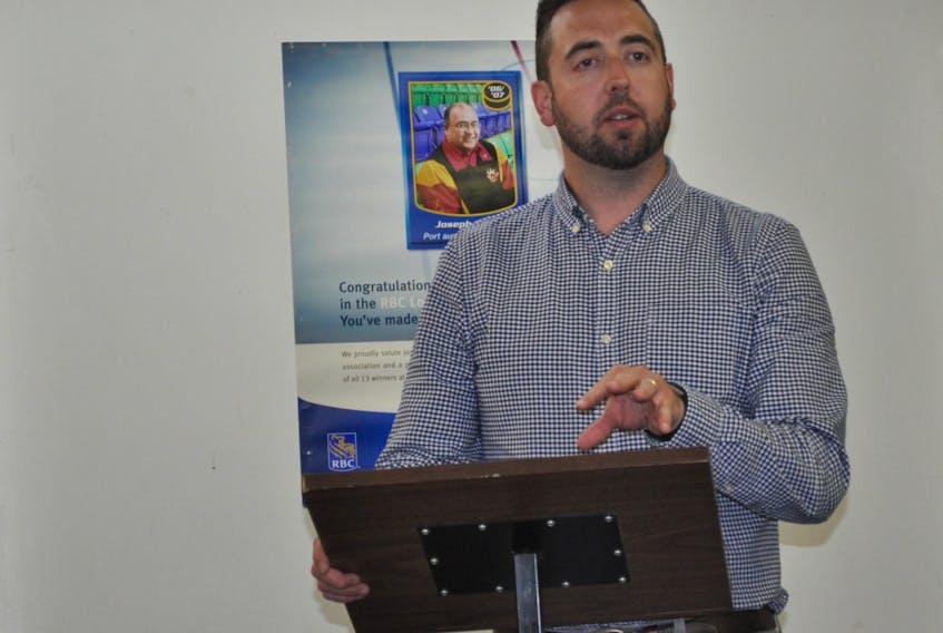 Burgeo–La Poile MHA Andrew Parsons in Port aux Basques on Tuesday, July 17.