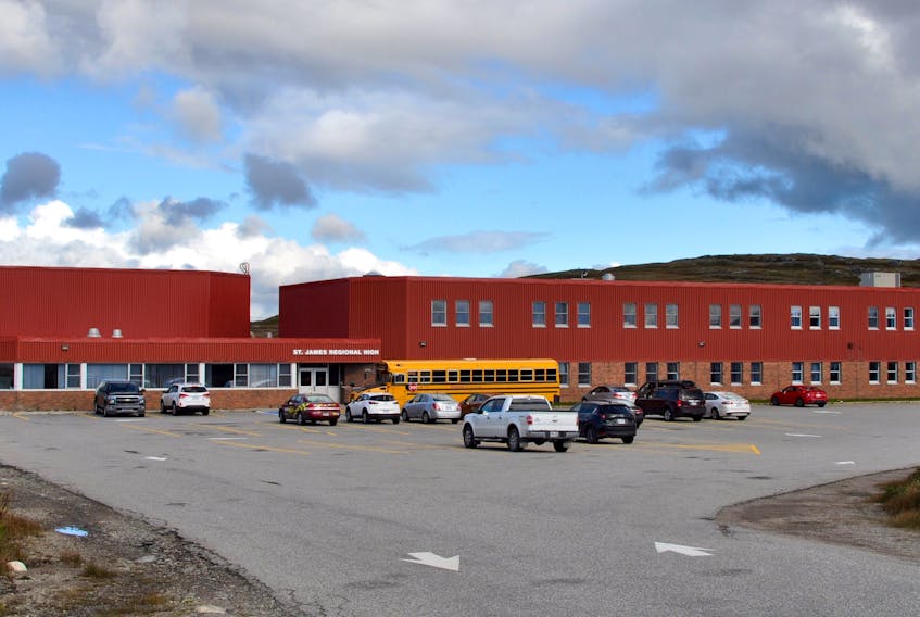 RCMP are investing after a threat was found at St. James Regional High School in Port aux Basques on Wednesday, April 25.
