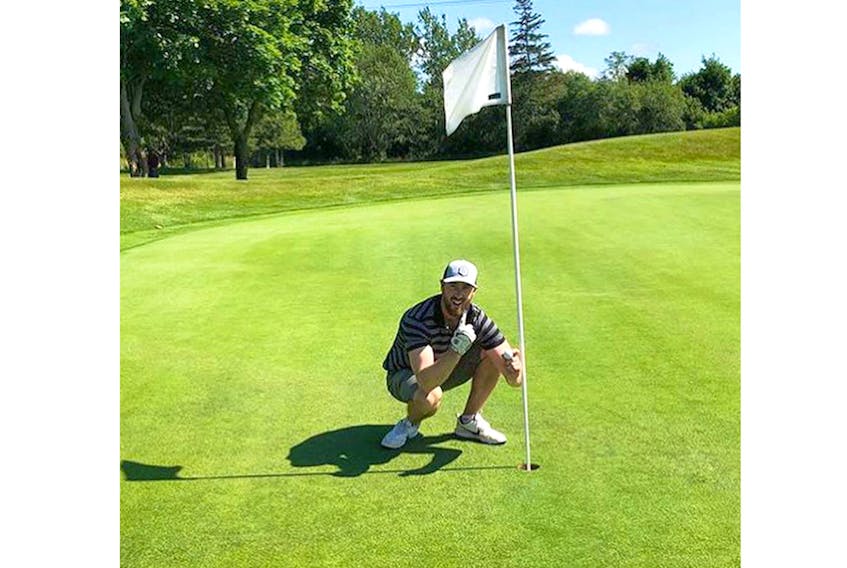Derek MacKay made an ace at the 17th hole at Truro Golf Club on July 18 after one of his playing partners – Branden McLean – accomplished the same feat on No. 2.