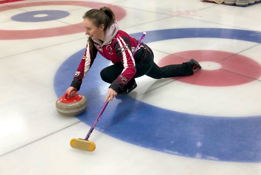 Victoria Grady, who skips a team out of Chedabucto Curling Club, is hopeful the Nova Scotia U18 girls curling championship will be rescheduled sometime in the new year.
