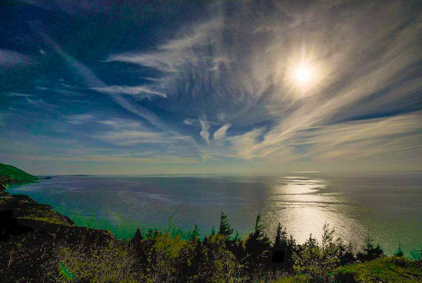 Derek Shearer shared this photo of an interesting cloud formation in Cape Breton recently. Cindy Day's grandma always said, “the higher the cloud, the better the weather.”
