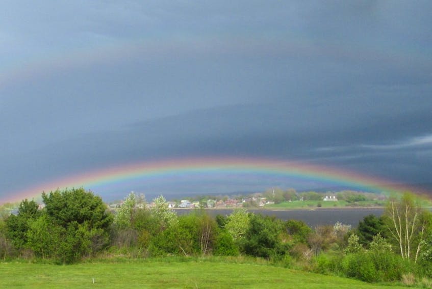 Brian Hay captured this rainbow with his camera near Granville Ferry, N.S.