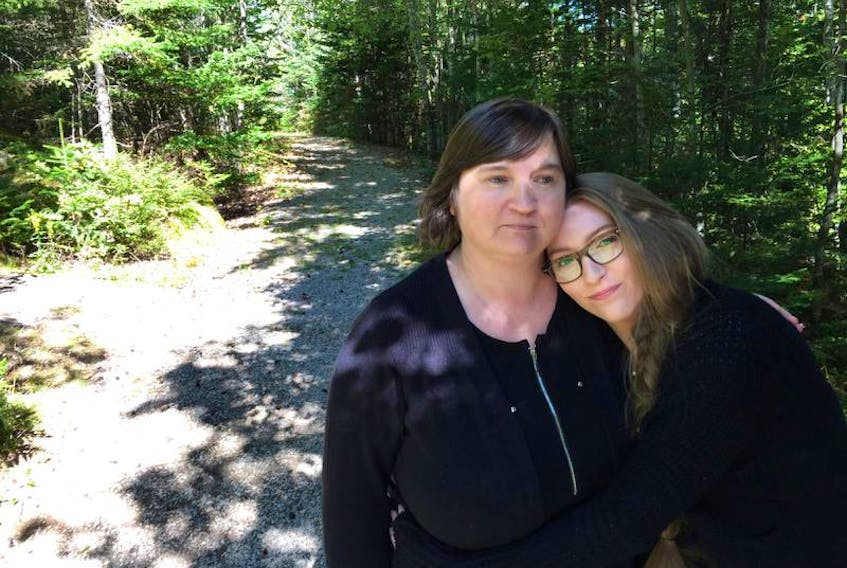 Shaelene Robar, who’s been coping with the debilitating effects of Lyme disease for the last decade, is shown with her mom Gail Robar in New Ross.