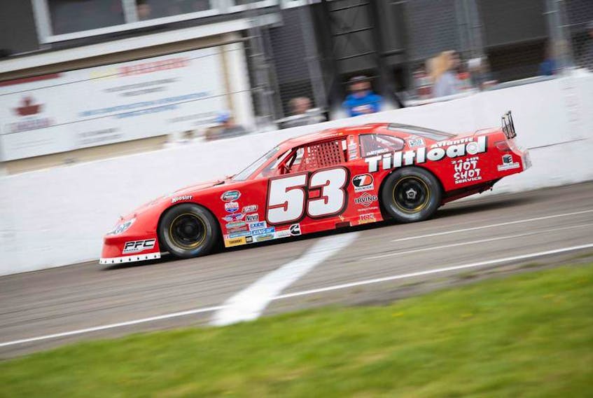 Cole Butcher of Porter’s Lake only needs to start Saturday’s Dartmouth Dodge 200 to capture the Parts For Trucks Pro Stock Tour points’ championship at Scotia Speedworld. (Mike McCarthy)