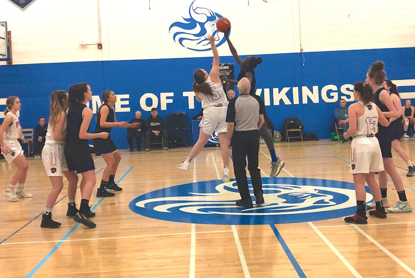 A game between the No. 1 ranked Holy Heart Highlanders and Prince of Wales Collegiate tipped off competition in the female division of the 2020 Hall of Fame Cup (Elite Eight) high school basketball championship Friday at the Gonzaga High School Gym in St. John's. — Twitter/NLBA
