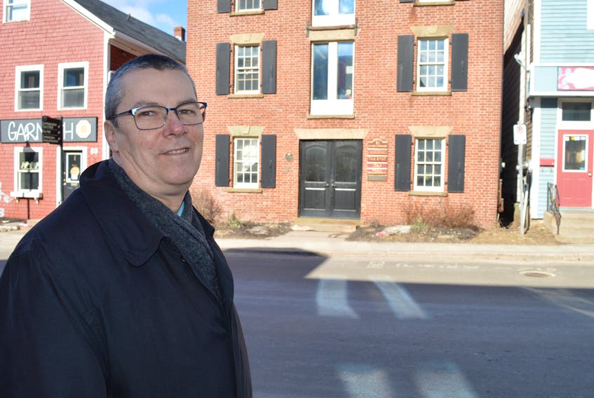 Greg Lipton, a realtor with Blue Ocean Real Estate, represents a client who is in the process of purchasing the building at 91 Water St. in Charlottetown. The buyer plans on turning the property into a five-star heritage inn. DAVE STEWART/THE GUARDIAN