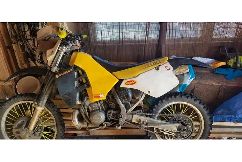 Harbour Grace RCMP said this dirtbike was stolen from an impound lot in Carbonear.