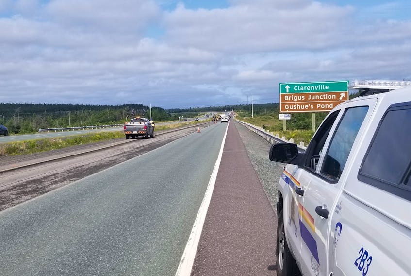 Holyrood RCMP are warning motorists to obey highway construction signs.