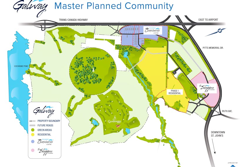 Galway master plan map.
