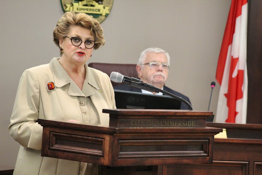 City of Summerside Finance Committee chairwoman Norma McColeman presented her 2019/2020 budget to the public Monday night.
