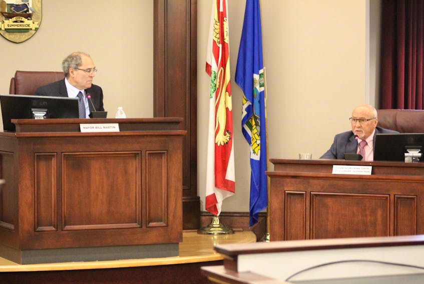 At one point during Monday night’s Summerside council meeting, Mayor Bill Martin relinquished the chairmanship of the meeting to Deputy Mayor Frank Costa. Martin did so because he wanted to discuss the conversation in a way he wouldn’t technically be allowed to as chairman of the meeting.
