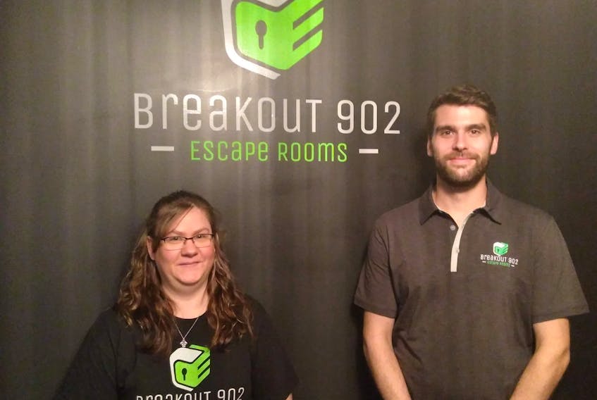 Laurent Jacquard created the 902 Breakout Escape rooms in Coldbrook that are set to open to the public this week. He says he could not have done it without the help of his family, including his sister, Tanya Doucette, who will be the on-site manager.