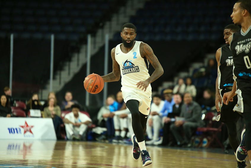 Halifax Hurricanes' Terry Thomas finished with a game-high 29 points against his former NBL Canada team Saturday night but the Moncton Magic came away with a 114-111 overtime victory.