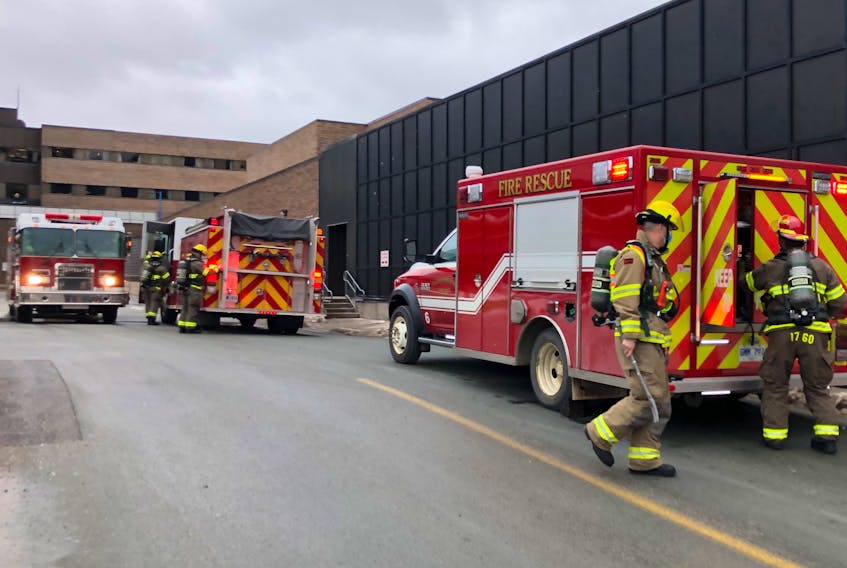 The St. John's Regional Fire Department responded to a small fire at the Janeway Children's Hospital on Thursday morning.