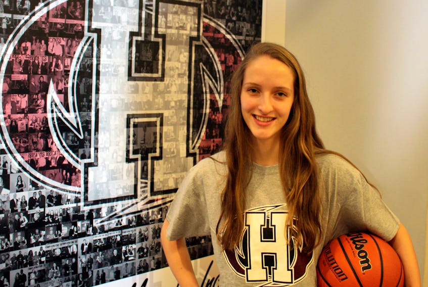 Ashley Plaggenhoef has committed to playing basketball for the Holland College Hurricanes next season.