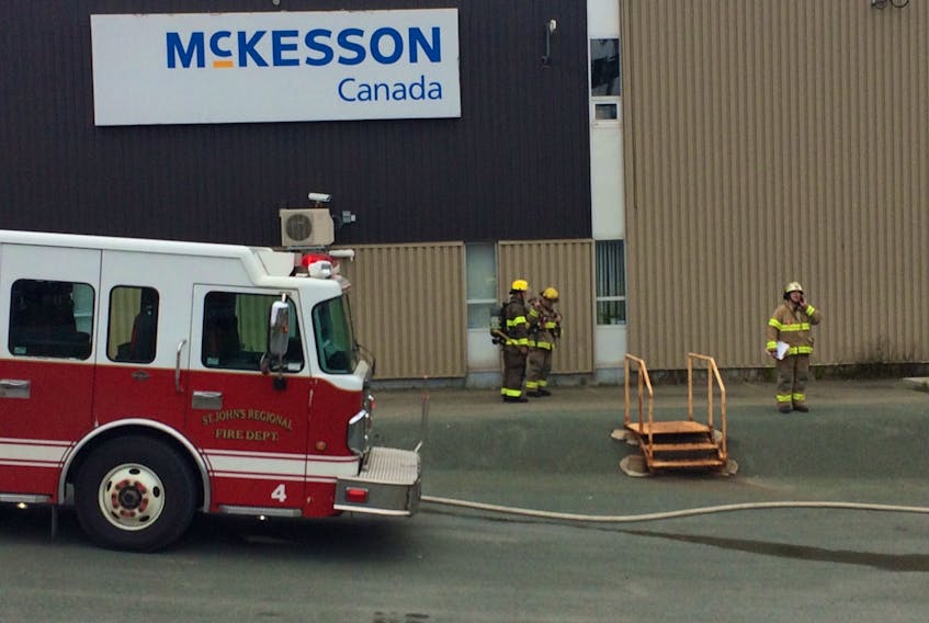The St. John's Regional Fire Department attended a electrical fire at the McKesson Canada Ltd in Mount Pearl Friday morning.