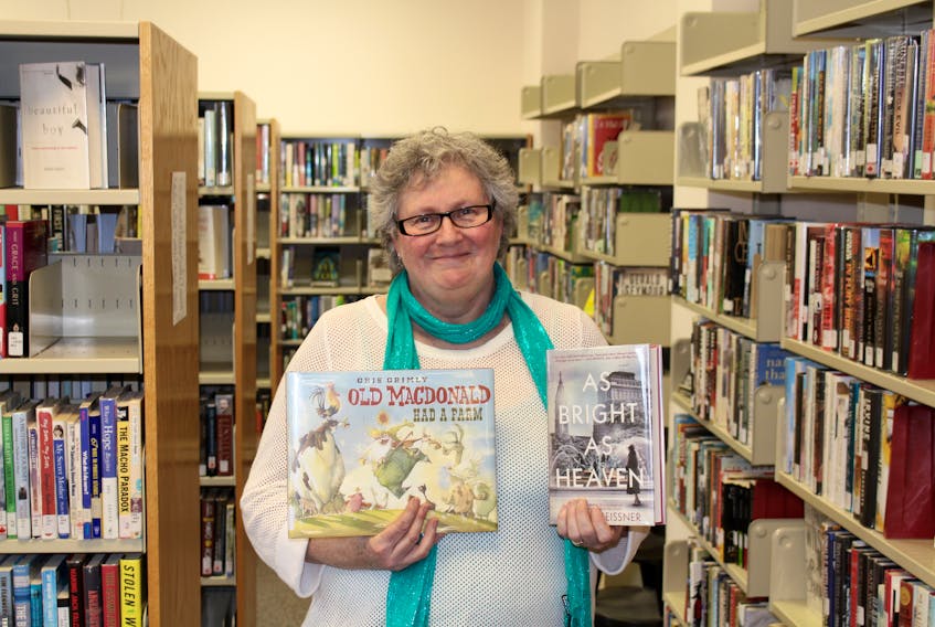 Joanna Jarvis hopes the Adopt a Book campaign will land some new books at the Digby library.
