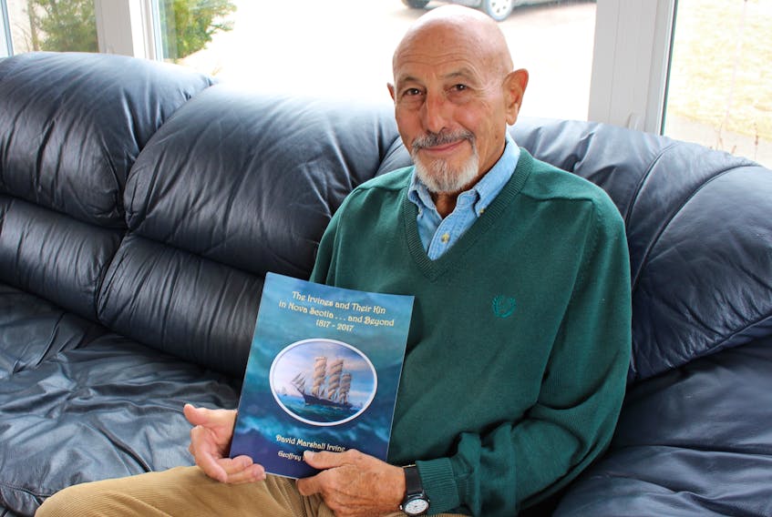 David Irvine of Smith's Cove published a book about his family tree, with his son Geoffrey DePoint Irvine.