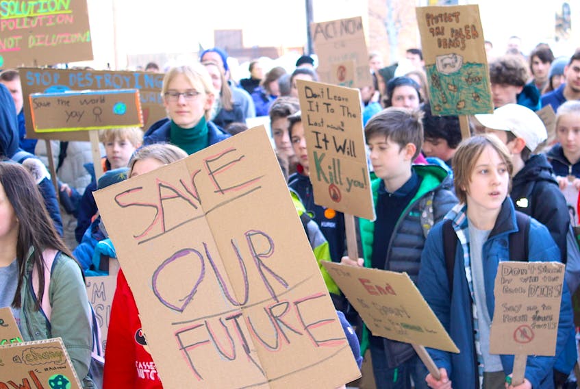 Hundreds of Sackville students of all ages took part in last month’s global climate strike, which included a rally on the Mount Allison University campus and a march to town hall, giving the youth a chance to voice their concerns and speak out about the government's inaction.