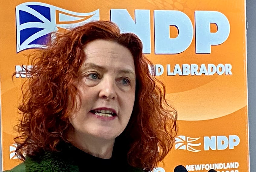 Newfoundland and Labrador NDP Leader Alison Coffin.