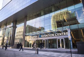 The front of the new Halifax Convention Centre is seen in this Dec. 2017 file photo.