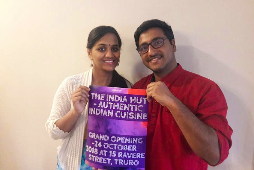 Nive Krishnan and her husband Hemlal Sakundala are opening The India Hut restaurant on 15 Revere Street this Oct. 24. As well as Indian classics such as butter chicken, the pair will unveil fusion dishes including Indo-Thai coconut curry and a Syrian-inspired eggplant dip.