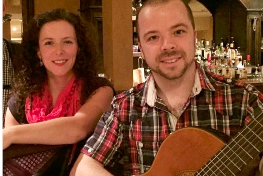 Cian O Morain and Mary MacGillivray will perform with Ómós Irish Quartet at the Irish Hall on Saturday. SUBMITTED PHOTO