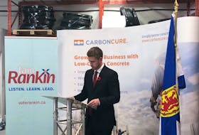 Nova Scotia Liberal leadership candidate Iain Rankin unveils his economic recovery plan Wednesday.