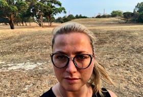 Charlottetown native Chelsea McBride took this selfie outside her house in Sydney, Australia, to try to capture just how dry conditions are. One of the worst droughts in the country’s history has contributed to devastating wildfires that have been burning for more than a month. Submitted
