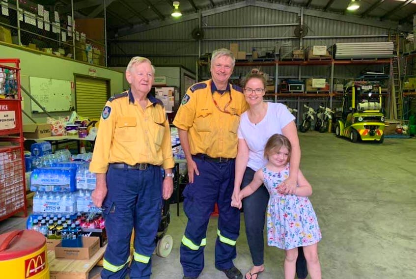 Beach Point native Lindsay Clements says everyone is trying to help out with donations amid the devastating fires in Australia. Clements and her niece, Charlotte, recently dropped off a carload of supplies to their local fire station in Regentville. Submitted