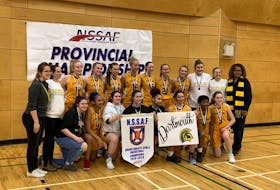 The Dartmouth High Spartans captured the NSSAF junior varsity girls' basketball championship on Sunday. Contributed