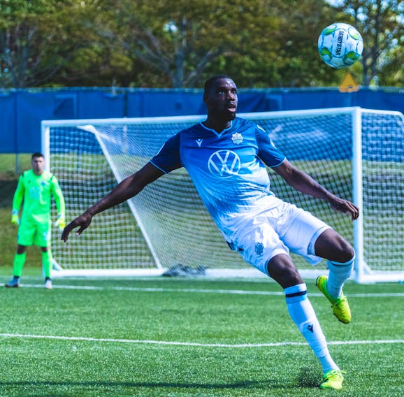 Jems Geffrard was an anchor on the HFX Wanderers' backline during last summer’s Island Games tournament in Charlottetown, Geffrard played every minute of every match as the Wanderers marched to the Canadian Premier League final. - HFX Wanderers