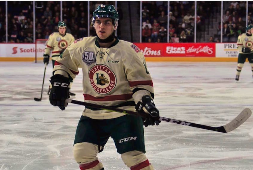 Joel Bishop is changing teams and changing leagues, but he’s staying Halifax. The forward from St. John’s, who with the QMJHL’s Halifax Mooseheads the last four years, will be attending Saint Mary’s University and skating with Huskies of the AUS this season. — Facebook