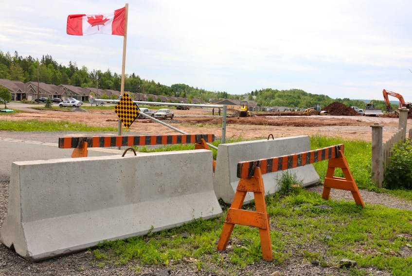 Underwood Drive, a subdivision in Windsor, remains closed to through-traffic. West Hants installed an emergency access gate earlier this year but after the town’s fence was cut by an unknown party, town officials responded by placing two cement barricades, preventing vehicles from using the emergency access.