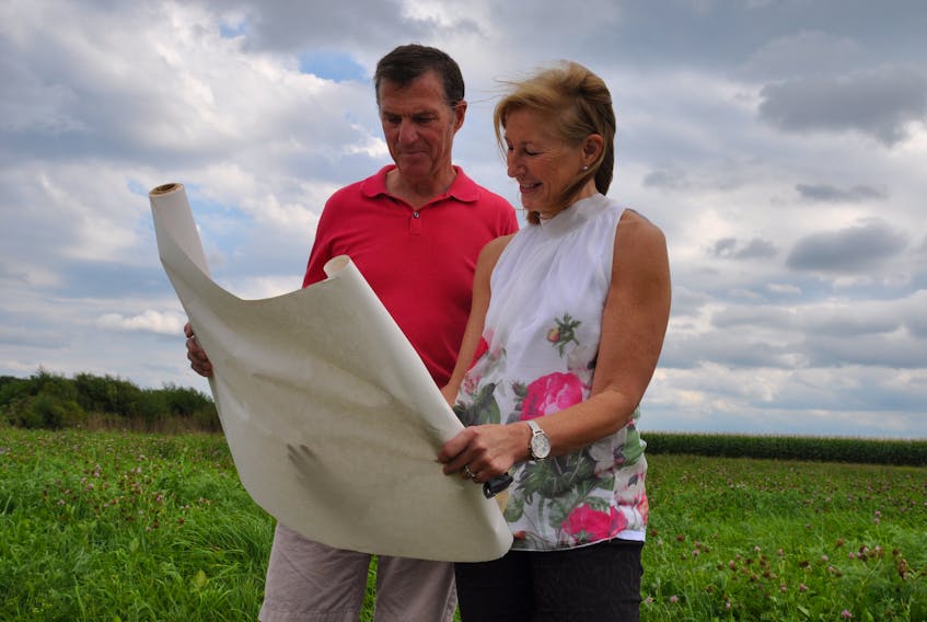 Emergency department doctors and partners Brian McLeod and Lois Bowden will soon develop concept designs for their co-housing development in Port Williams. They’ve recently purchased the land, and have investors already interested in the project.