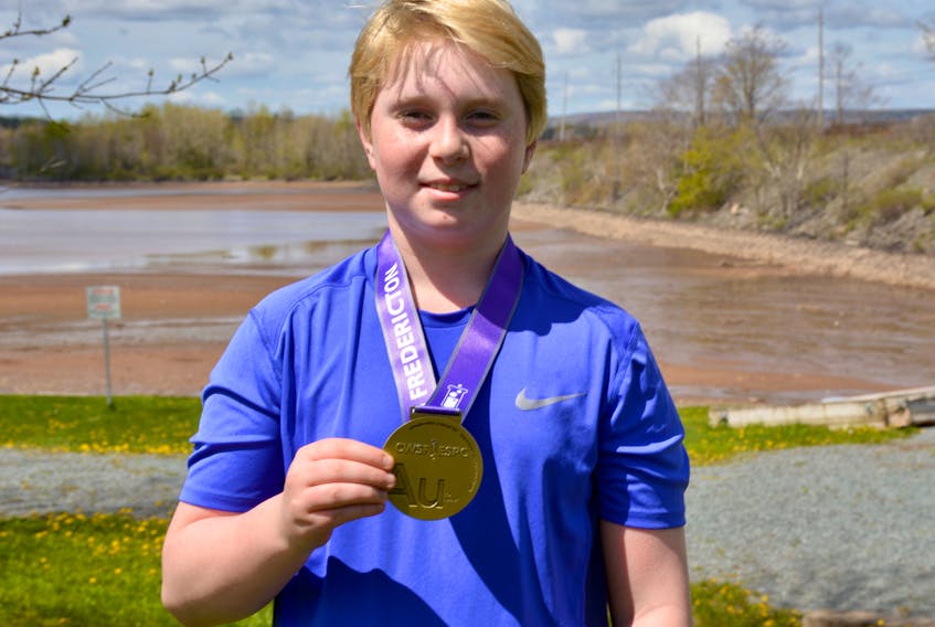 Lucas Hilden, 13, a student at West Hants Middle School, took home a gold medal from the 2019 Canada-Wide Science Fair for his project on facial recognition technology to help people dealing with dementia and Alzheimer’s.