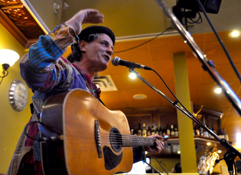 Wolfville’s troubadour Andy Flinn may be leaving Wolfville, but he says he’ll definitely be back one day.