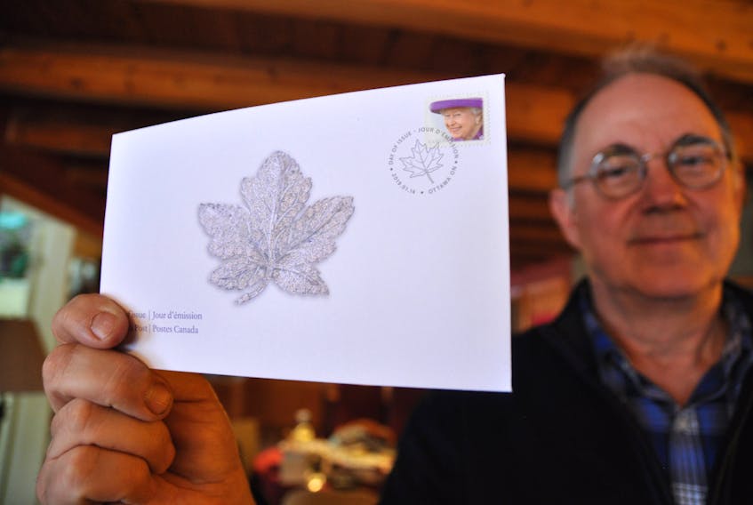 Wolfville graphic designer Steven Slipp has designed the newly issued definitive stamp of Queen Elizabeth II, which is now available in post offices across Canada.
