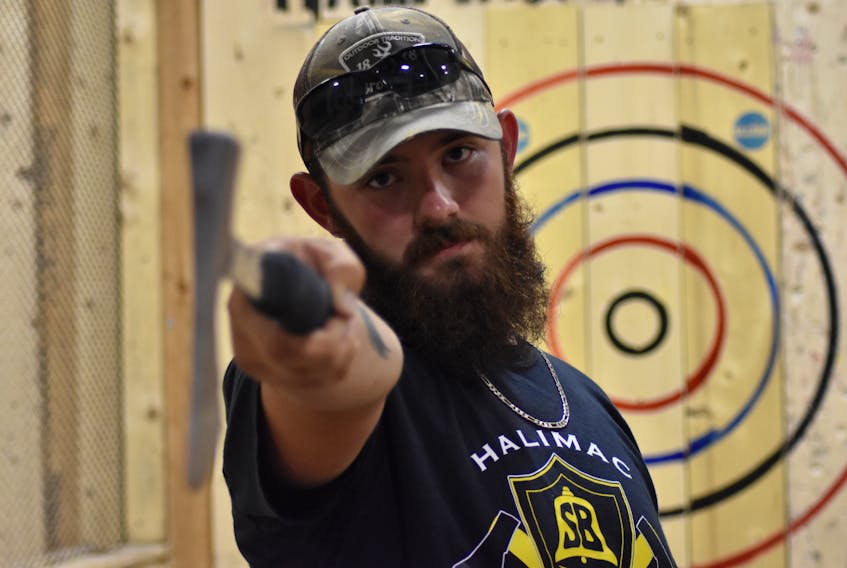 HaliMac Axe Throwing Lounge employee Steve Rex will be representing Kentville at the World Axe Throwing League’s upcoming US Open competition in Chicago this August.