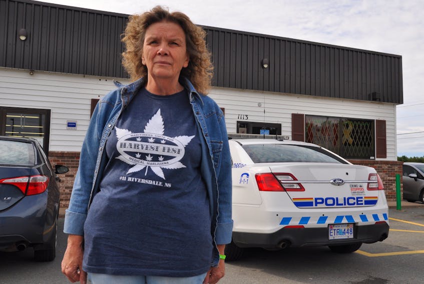 Debbie Stultz-Giffin is the chair of registered non-profit Maritimers Unite for Medical Marijuana society and says she fears the Sept. 21 apparent RCMP raid at Higher Living Wellness Centre Inc. in Greenwood was “but the tip of the iceberg,” and that more RCMP raids will follow before federal legalization arrives this October.