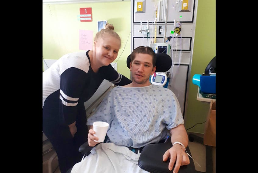 Raeanne Kerr has been by her partner Brad Lightfoot’s side in hospital since a sinus infection spread to his brain and caused a stroke on Jan. 16. He is now awake and is making fast progress, but still faces an uphill battle as he begins his recovery.