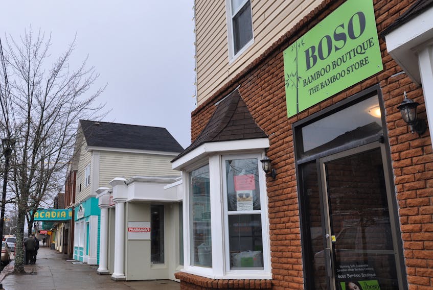 Terry and Cheryl Stuart have decided to close the Wolfville location of their business, Boso Bamboo Boutique. Their second location remains open in Bedford at the Sunnyside Mall.