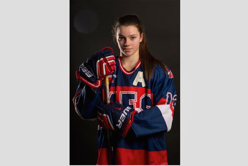 Mae Batherson of New Minas is playing for Team Atlantic in an upcoming national tournament.
