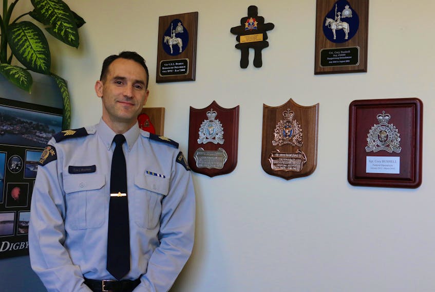 Staff Sgt. Cory Bushell leads the Windsor Rural RCMP detachment. Born in Windsor, Bushell has served with the RCMP for 21 years. He arrived back in town to take the helm of the local command on Sept. 4.