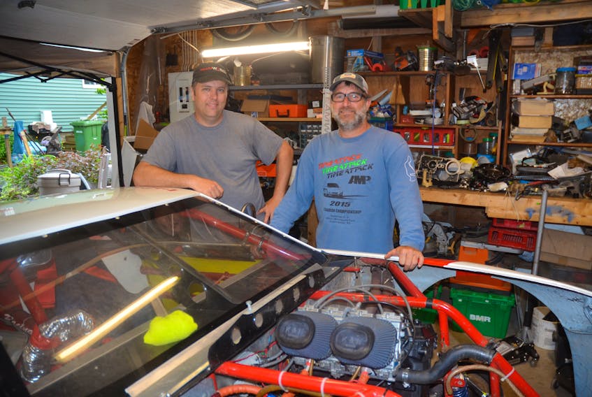 Brent O’Connor and Mike MacAdams of TeamWorks Motorsports want to use car racing to help first responders and veterans dealing with operational stress injuries such as Post Traumatic Stress Disorder (PTSD).