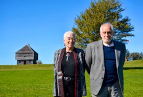 Siblings Bernard Alter, of Virginia, and Iska Alter, of New York, came to Nova Scotia for the first time to be a part of the Jewish Legion centennial commemoration. Their father, Sol Alter, served in the unit and trained in Windsor.