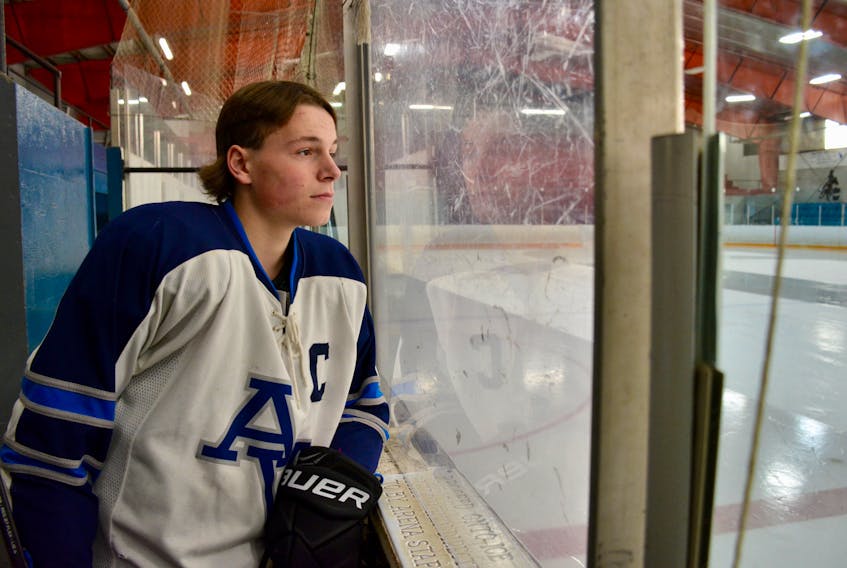For Hayden Burgess, this is his last year playing hockey at Avon View High School. He says playing on the team was a huge learning experience and a chance to make strong bonds.