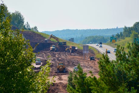 Construction work well underway for Highway 101 twinning project