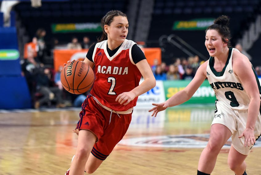 Haley McDonald has set a new record for the highest-ever number of points in a single season as an Axewoman with the Acadia University women’s basketball team. She scored 465 points in the 2018-19 season.